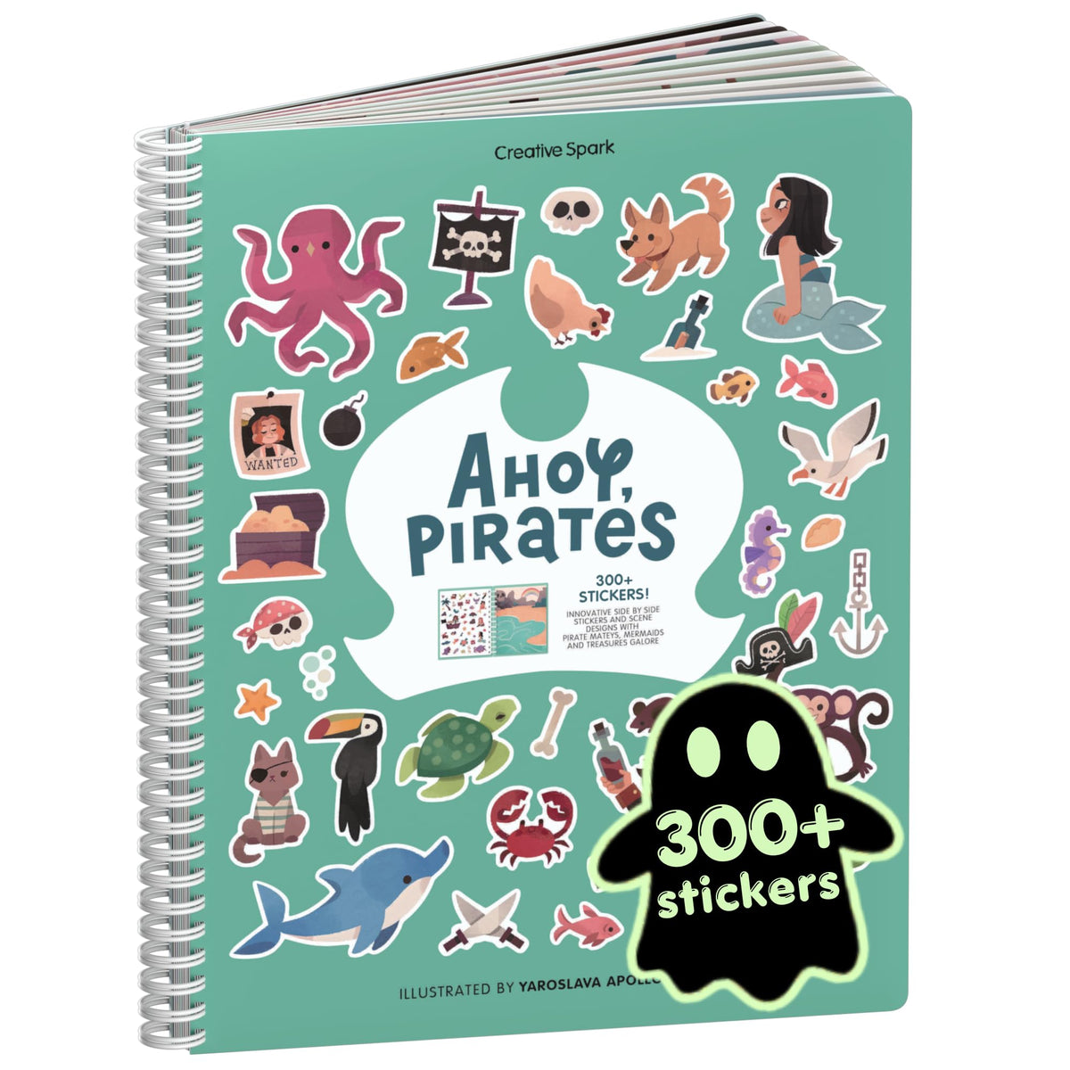 Cupkin Spooky Village Halloween Coloring & Sticker Book | 300+ Stickers
