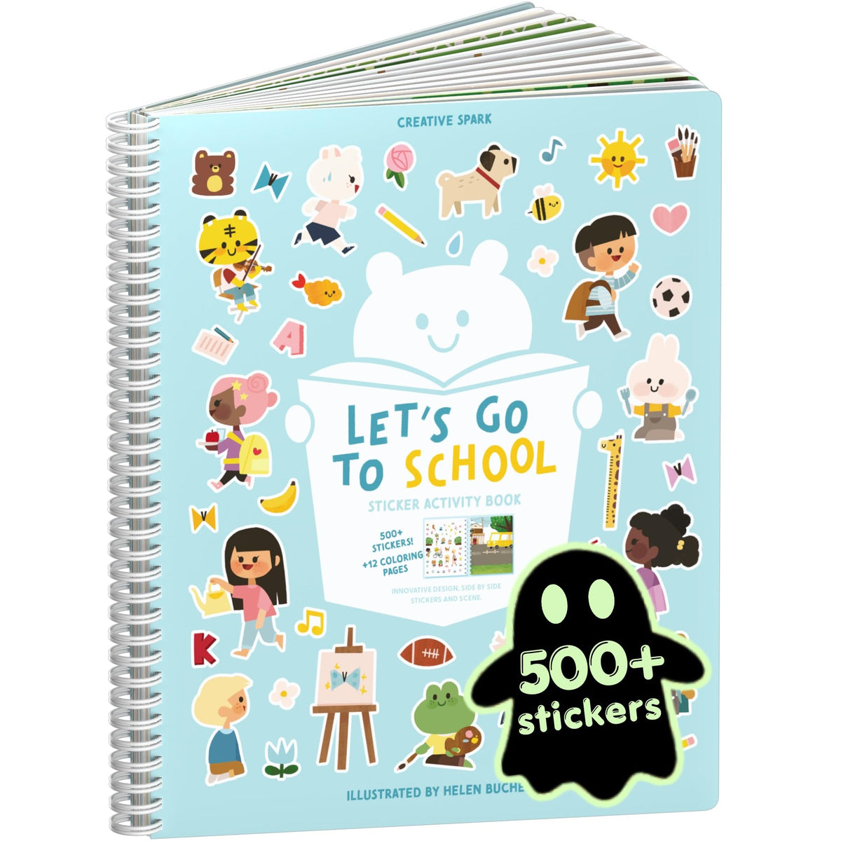 Cupkin Spooky Village Halloween Coloring & Sticker Book | 300+ Stickers