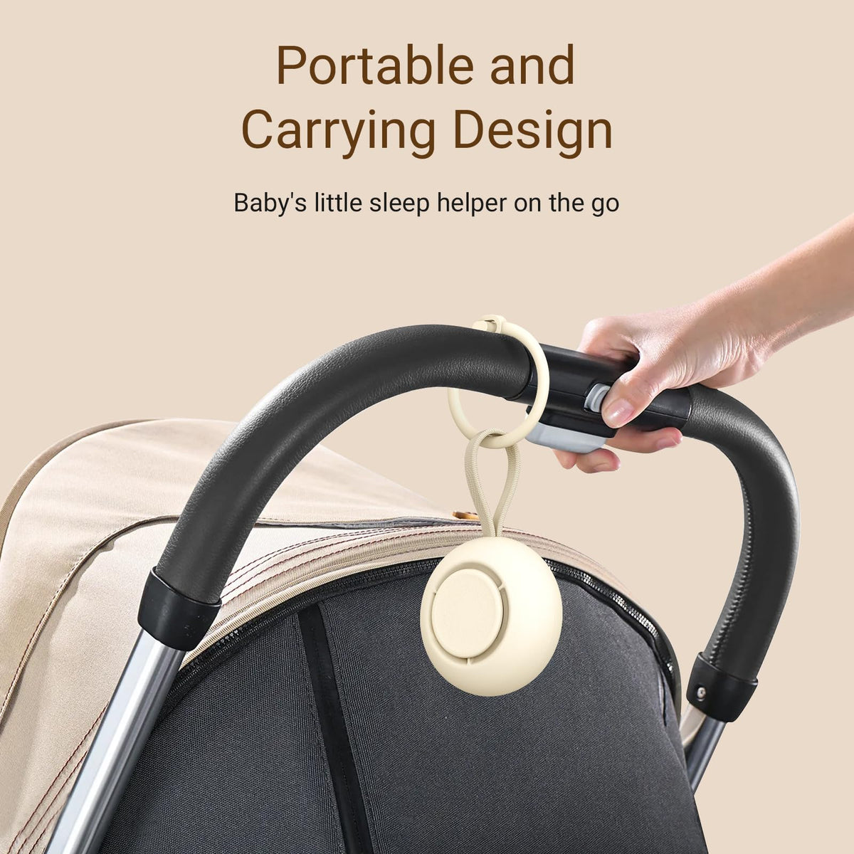 Portable Baby Sound Machine & Essentials for Babies & Kids-Rose