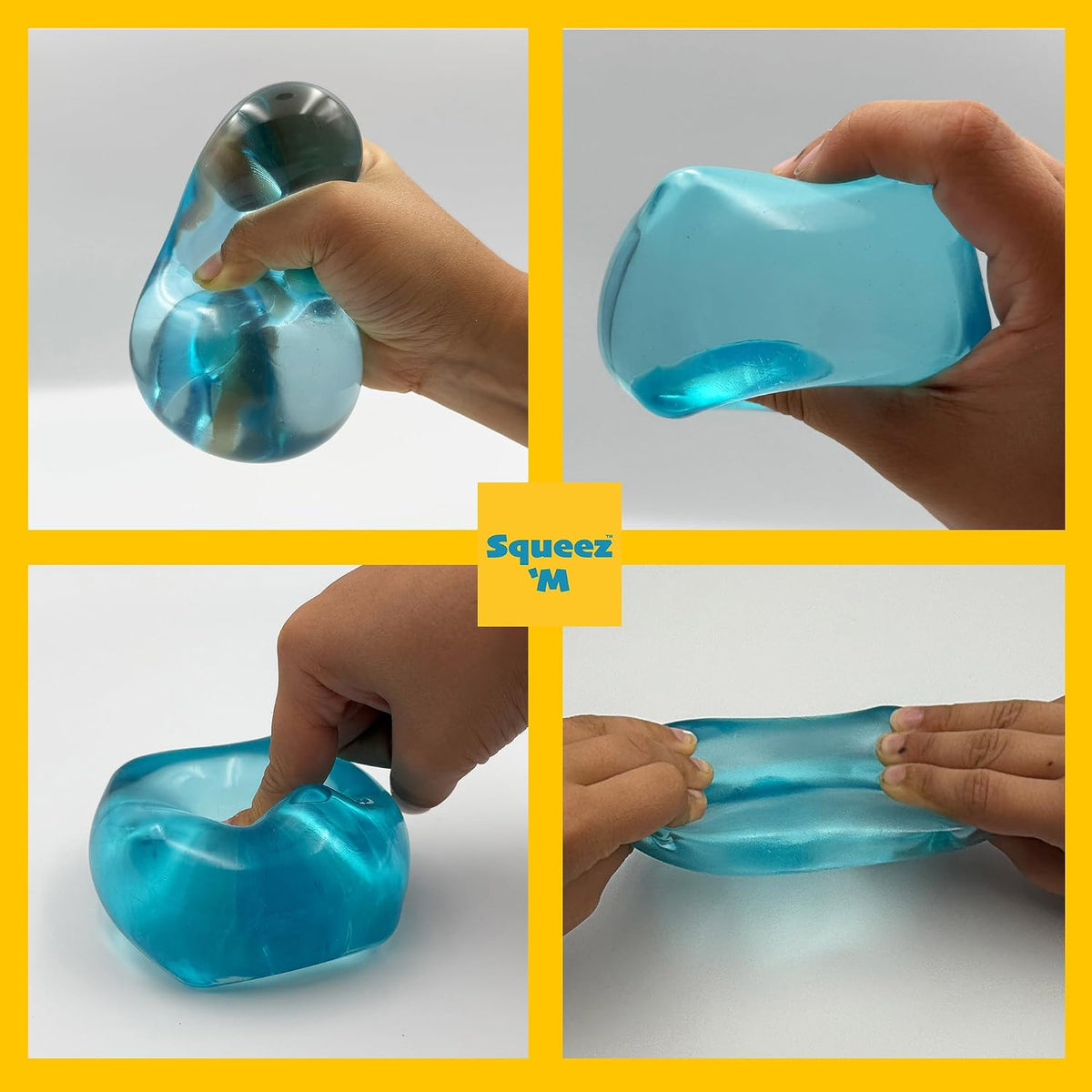 Original BigBlok Premium Stress Cube 2 Pack, Squishy Fidget Toy, Adults