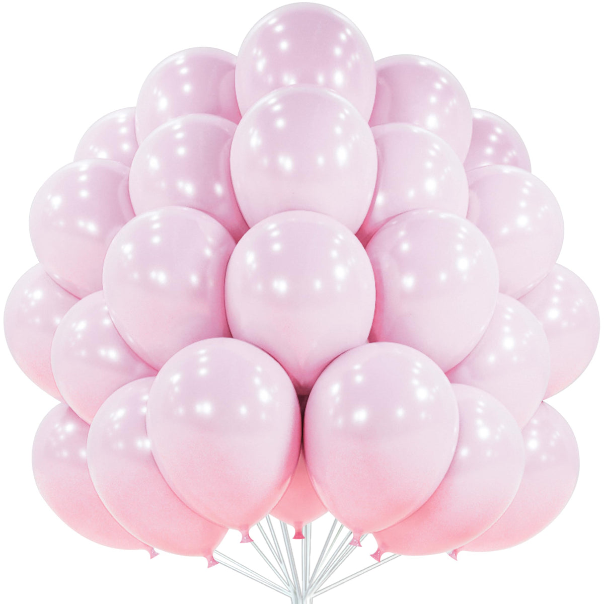 PartyWoo Red Balloons 50pcs Red Helium Latex Balloons 12 Inch