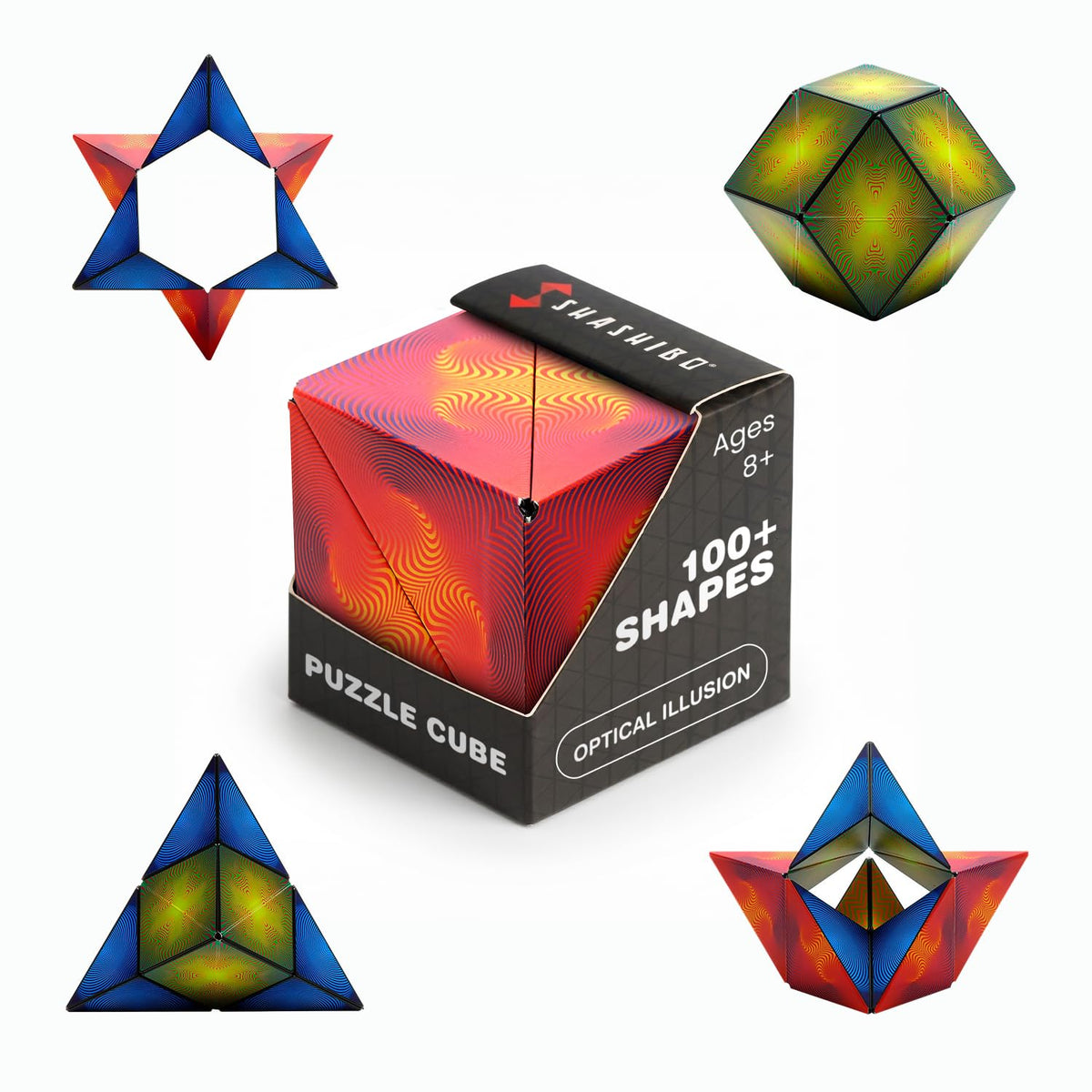 Shashibo DODECA Magnetic Puzzle Cube, Stress Relief Fidget Toy