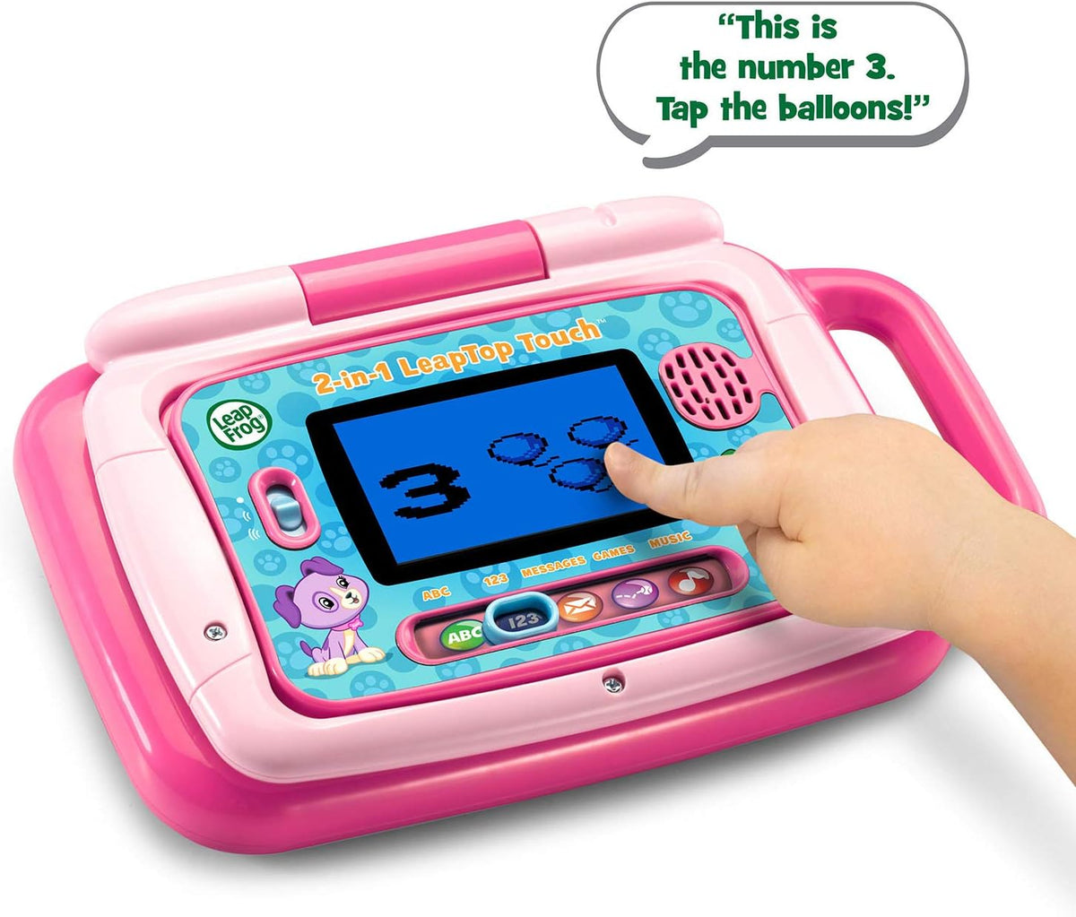 LeapFrog 2-in-1 LeapTop Touch, Pink