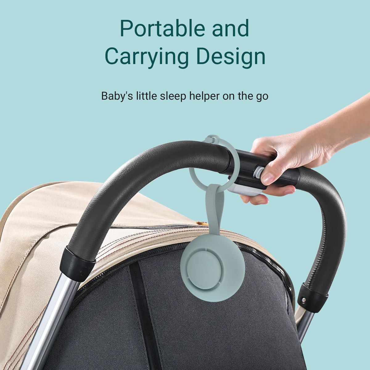 Portable Baby Sound Machine & Essentials for Babies & Kids-Rose