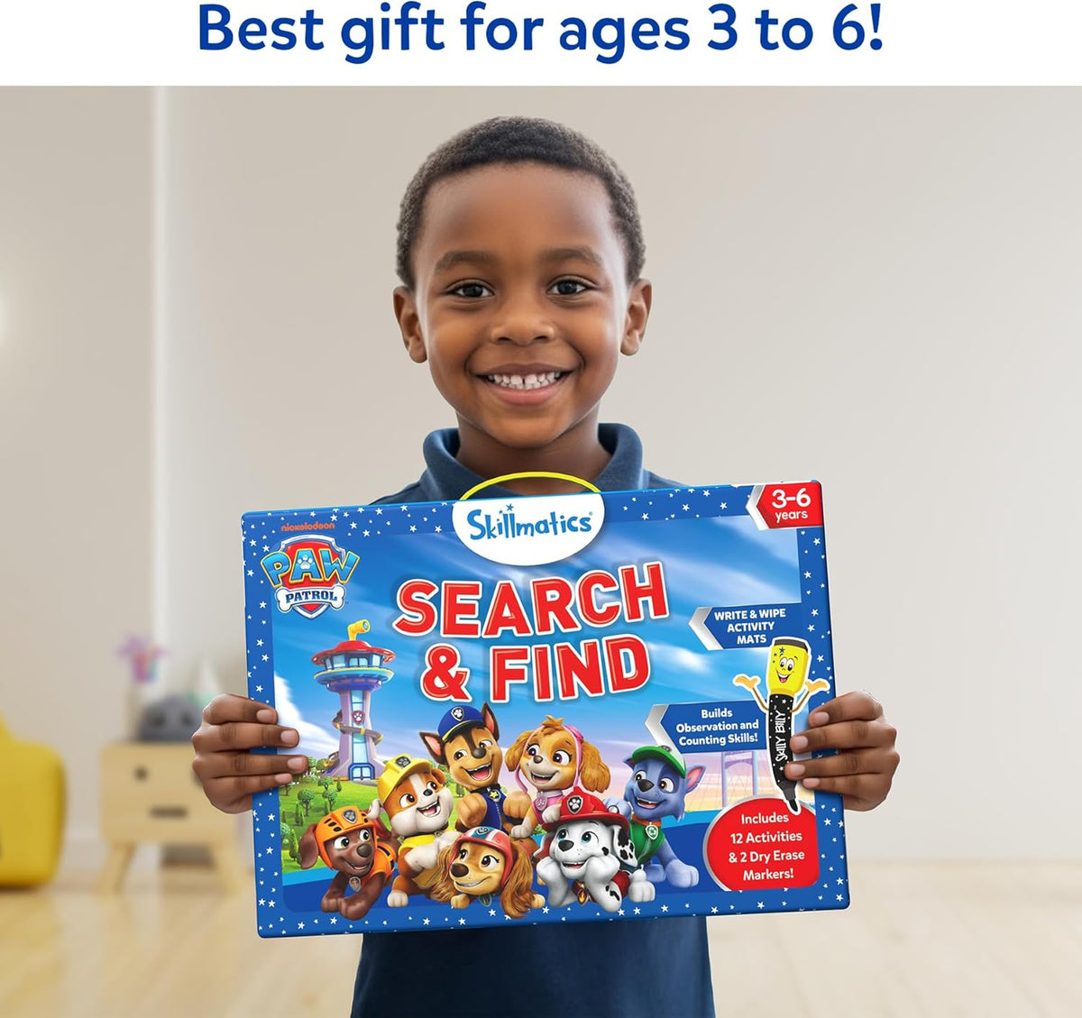 Skillmatics Search and Find – PAW Patrol, Preschool Activity, Gift for Kids