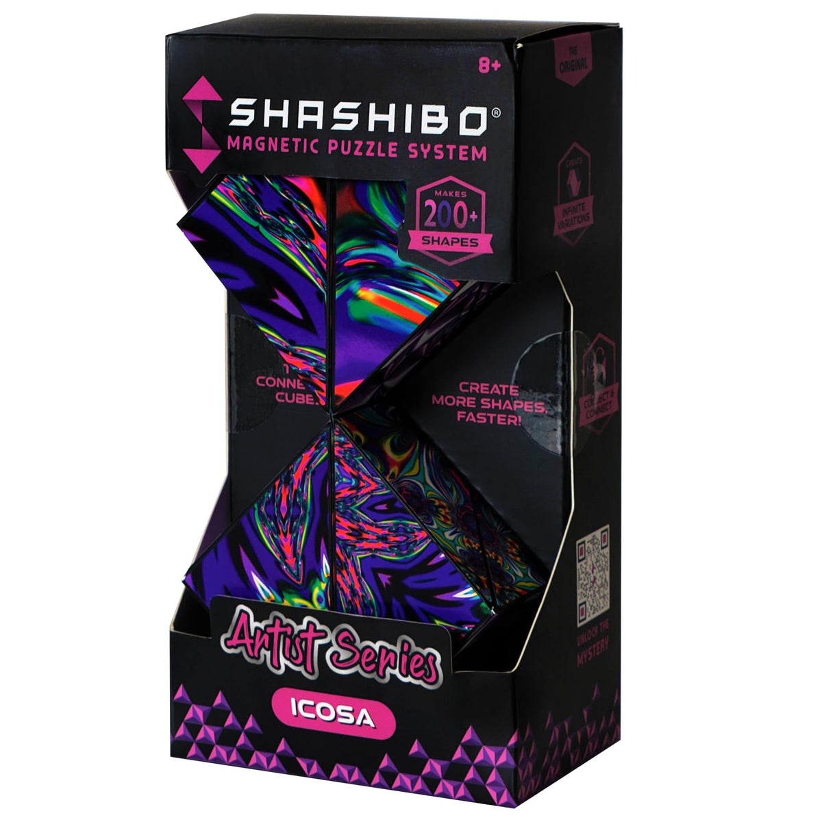 Shashibo DODECA Magnetic Puzzle Cube, Stress Relief Fidget Toy