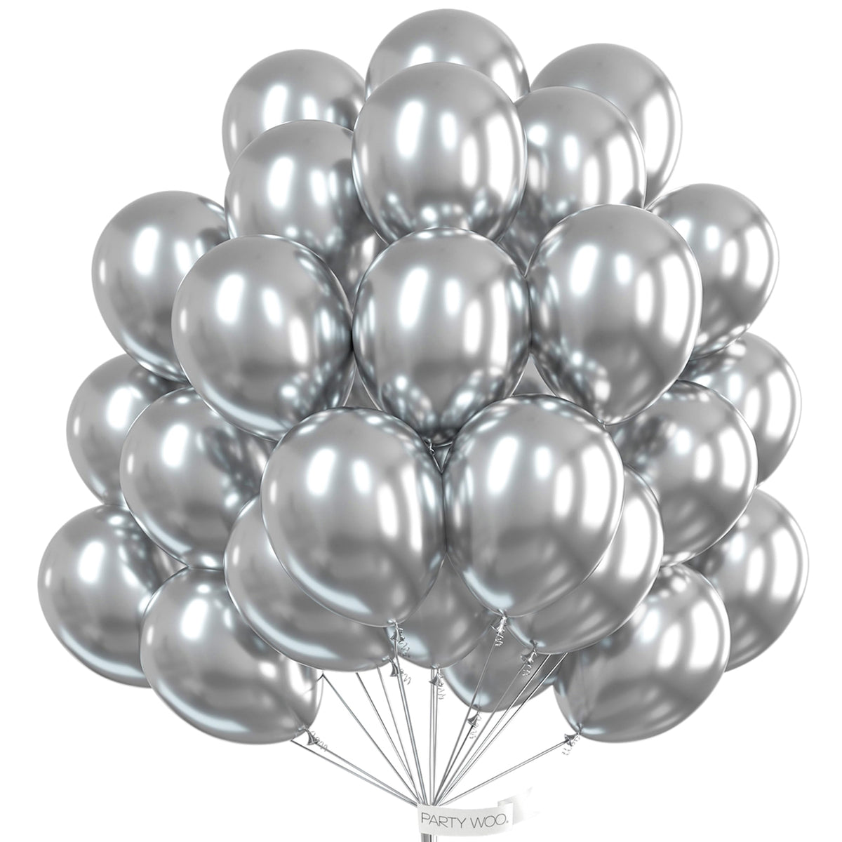 PartyWoo Red Balloons 50pcs Red Helium Latex Balloons 12 Inch