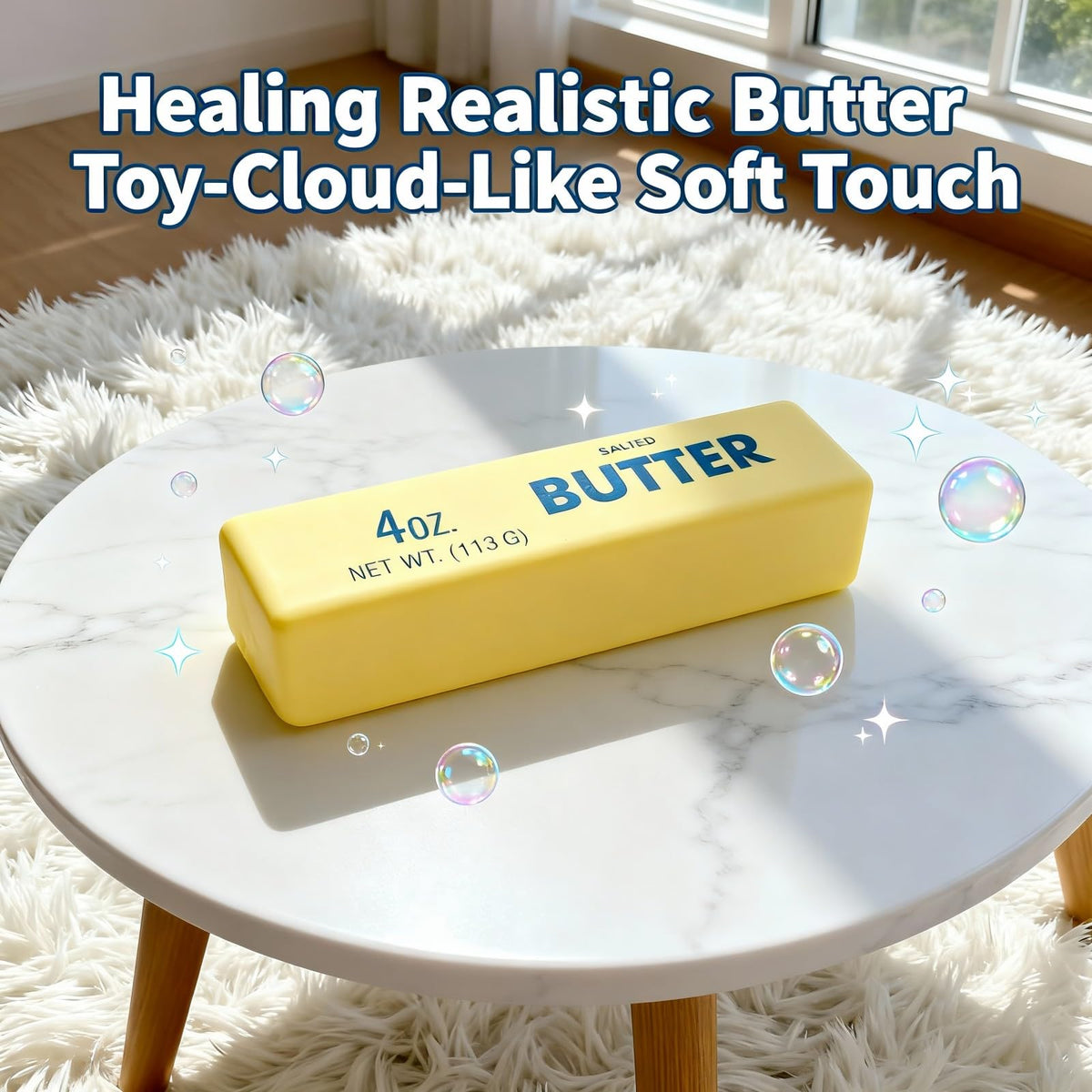 Midou Slow Rising Dumpling Squishy Butter Squeeze Toy Sensory Stress Relief Squishies Soft & Stretchy Fidget Toys for Anxiety Relief Party Favors 1Pcs(Dumpling Squishy Butter)