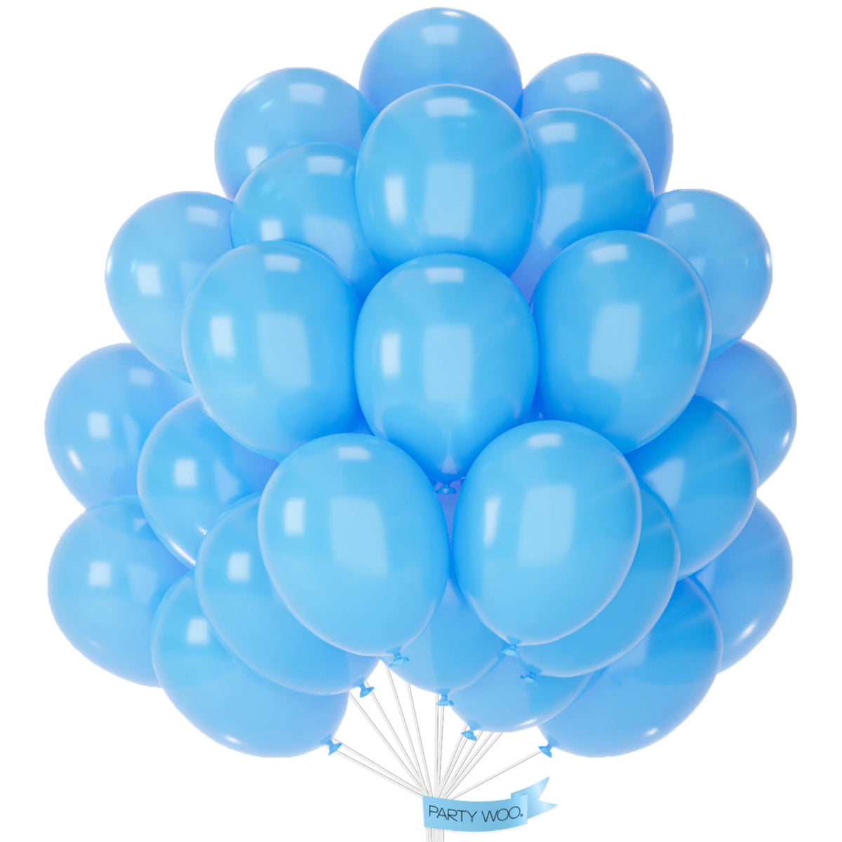 PartyWoo Red Balloons 50pcs Red Helium Latex Balloons 12 Inch