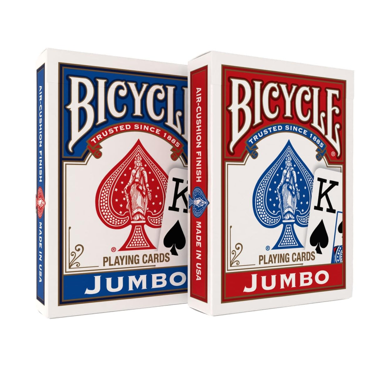 Bicycle Rider Back Playing Cards 12 Pack Poker Size Red Blue Bulk Set