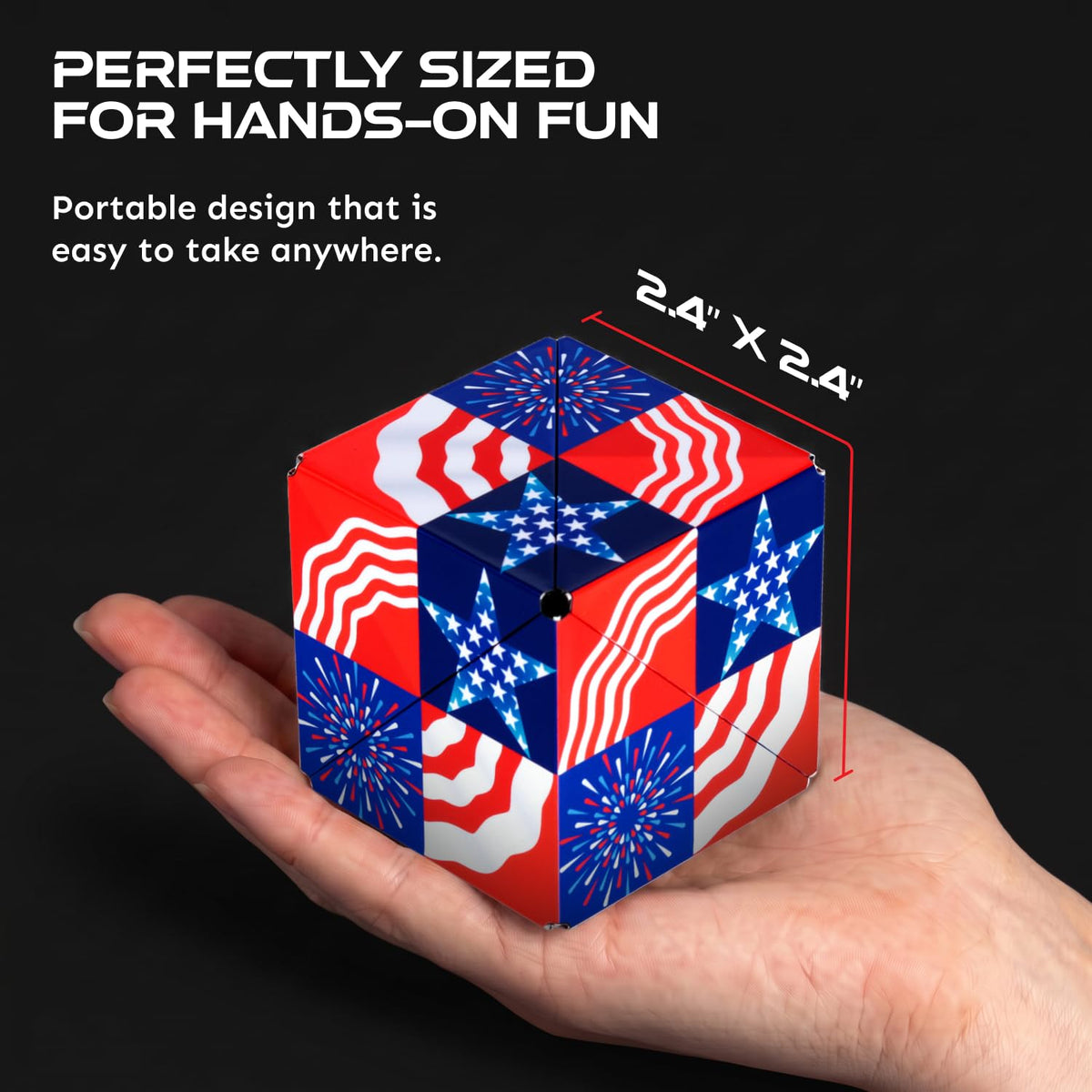 Shashibo DODECA Magnetic Puzzle Cube, Stress Relief Fidget Toy