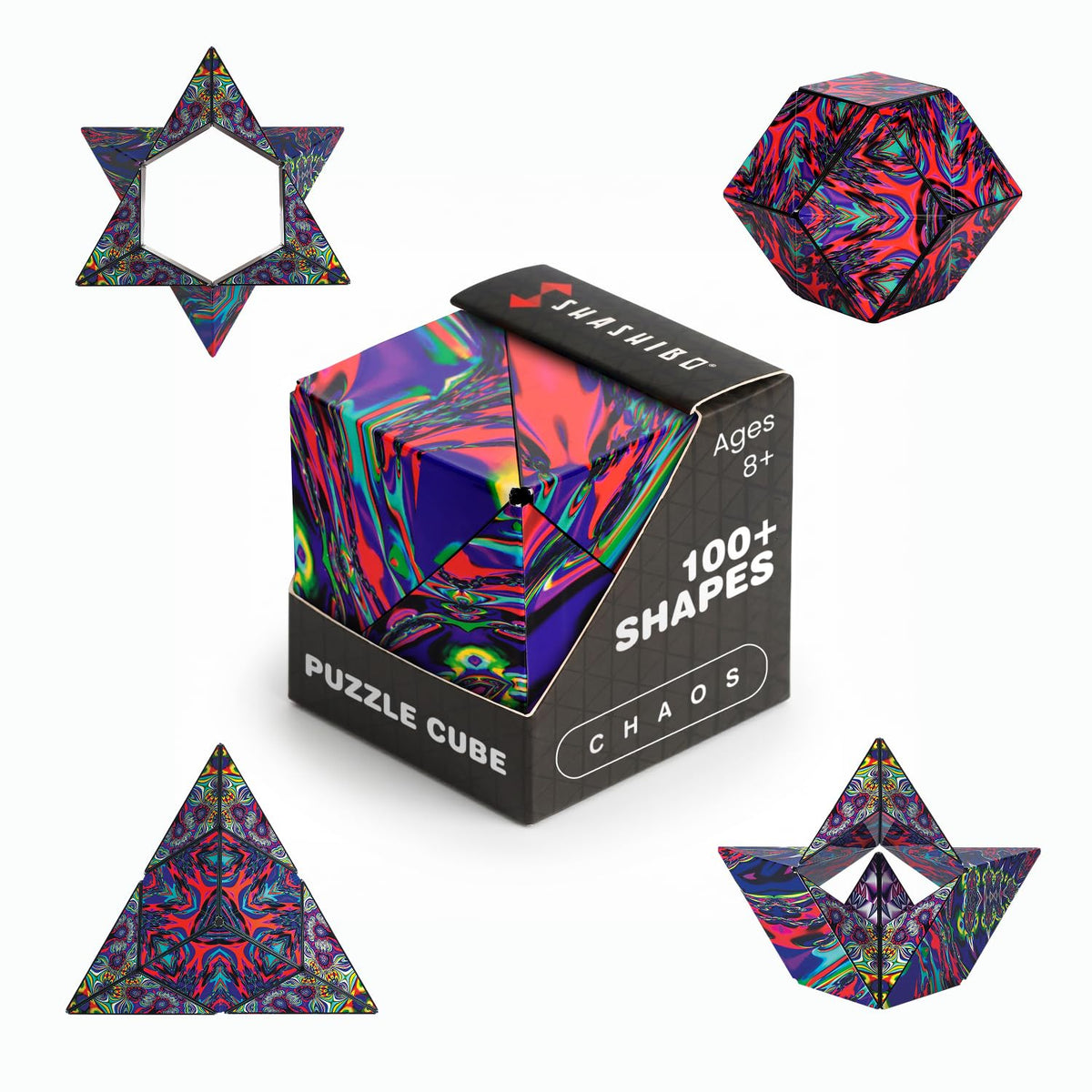 Shashibo DODECA Magnetic Puzzle Cube, Stress Relief Fidget Toy