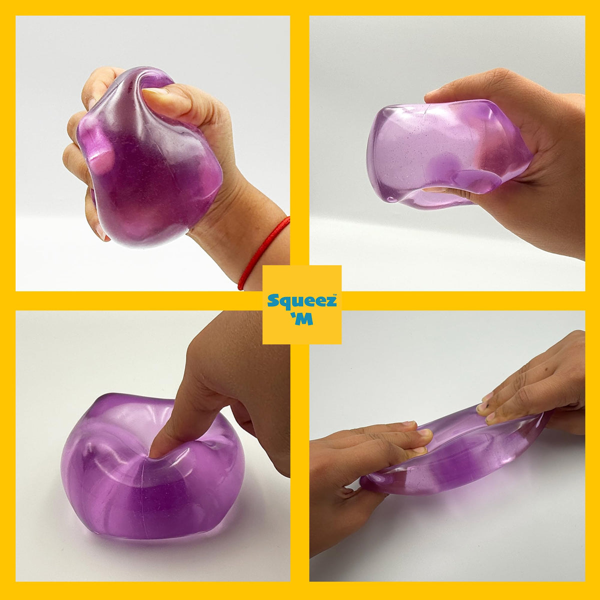 Original BigBlok Premium Stress Cube 2 Pack, Squishy Fidget Toy, Adults