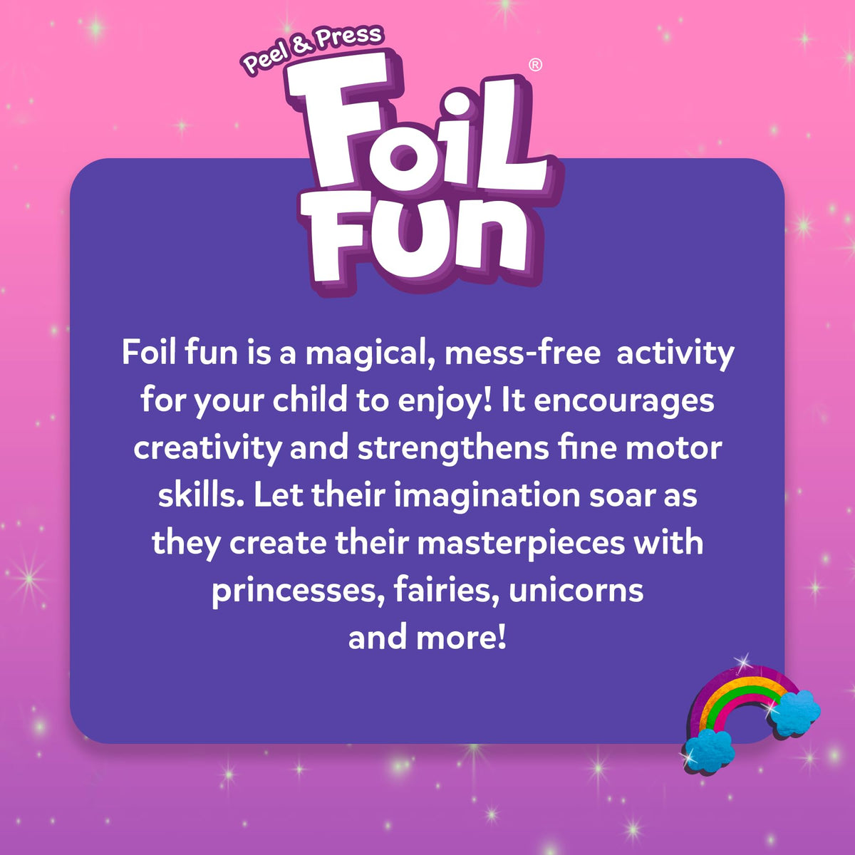 Skillmatics Foil Fun Disney Princess, Foil Art & Craft Kit, Gift for Kids