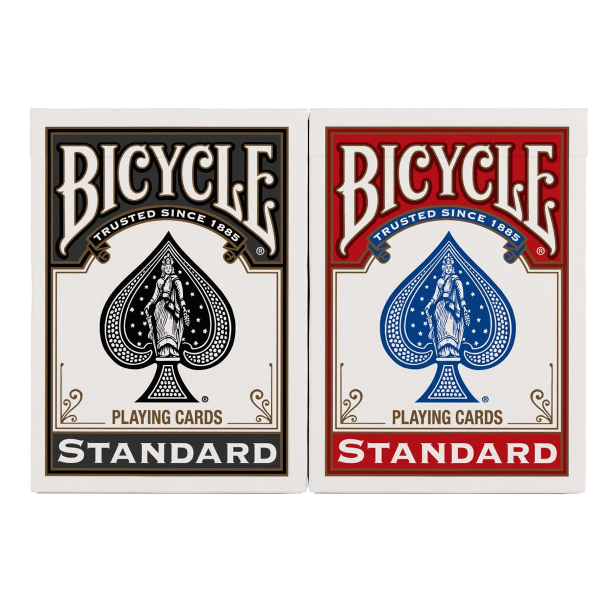Bicycle Rider Back Playing Cards 12 Pack Poker Size Red Blue Bulk Set