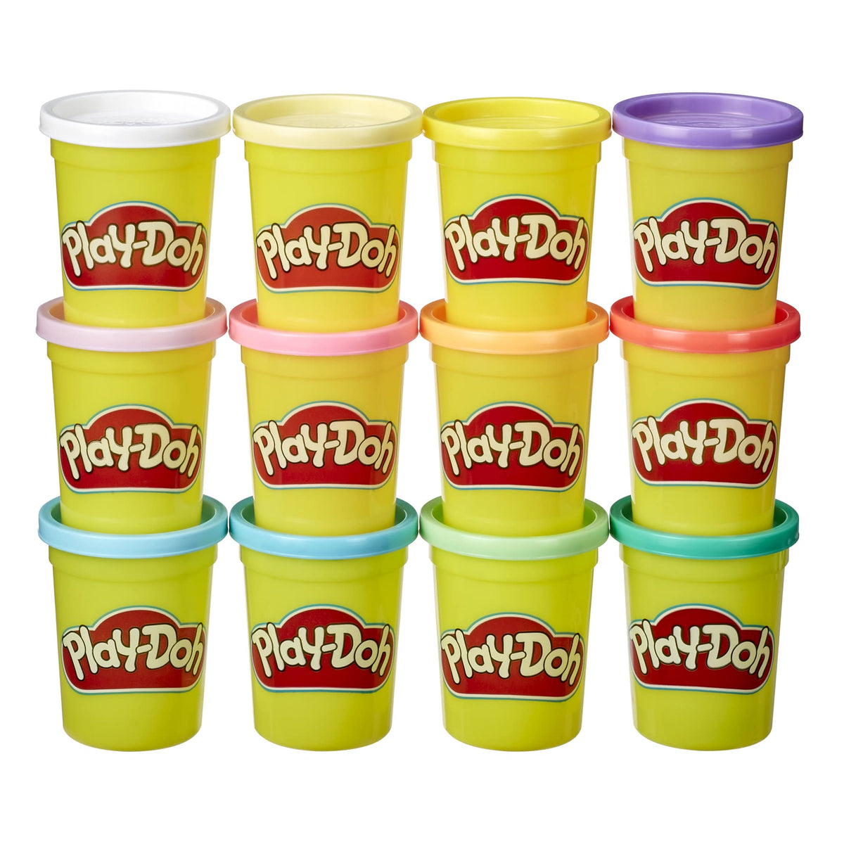 Play-Doh Jewel Colors Bulk 12-Pack of 4-Ounce Cans