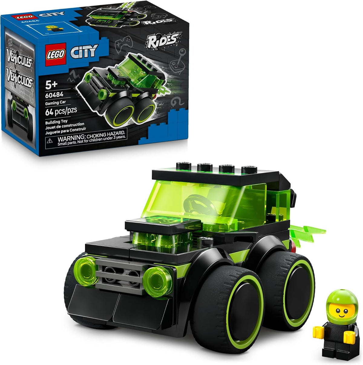 LEGO City Rides – Gaming Race Car 60484
