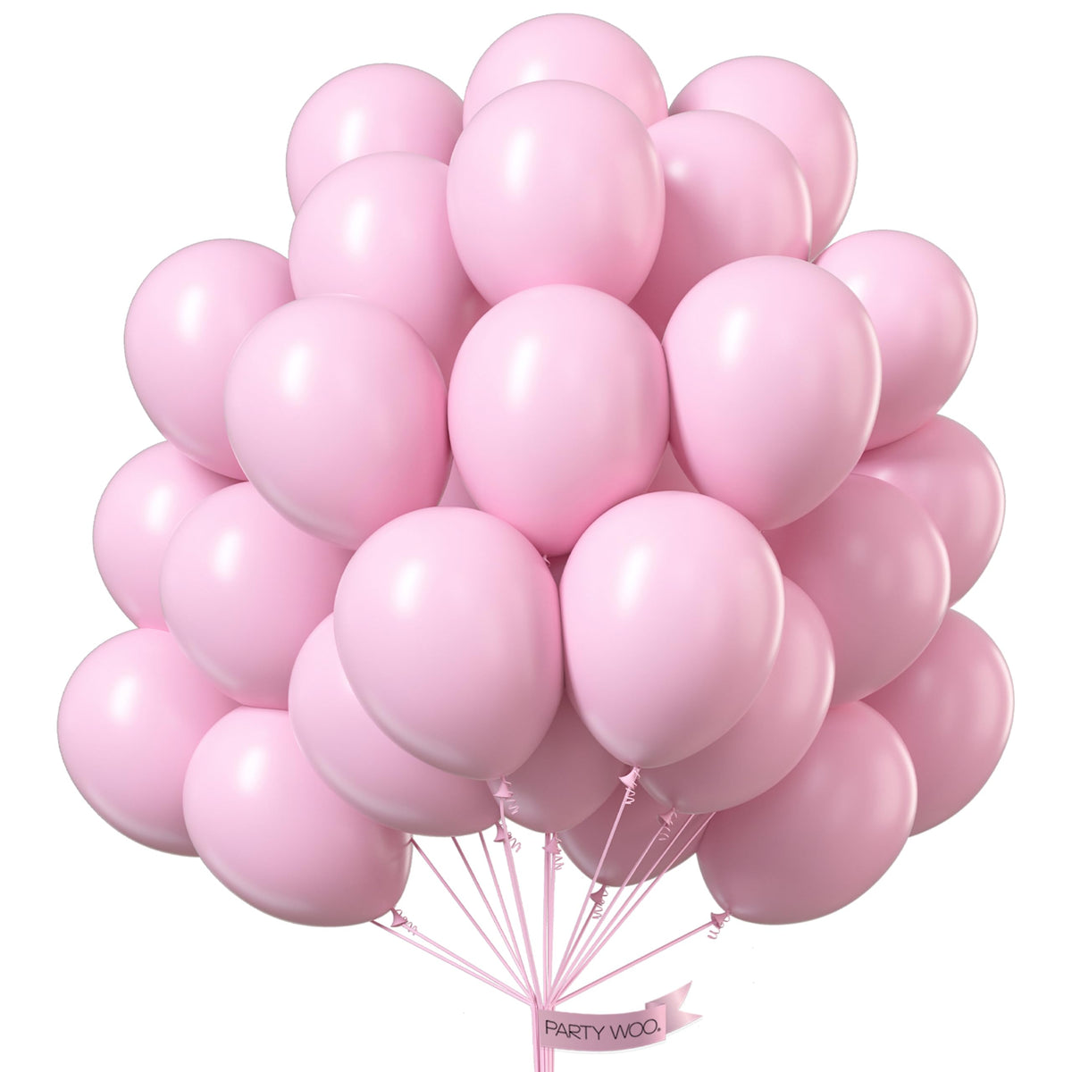 PartyWoo Red Balloons 50pcs Red Helium Latex Balloons 12 Inch