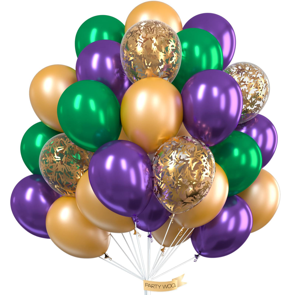PartyWoo Red Balloons 50pcs Red Helium Latex Balloons 12 Inch