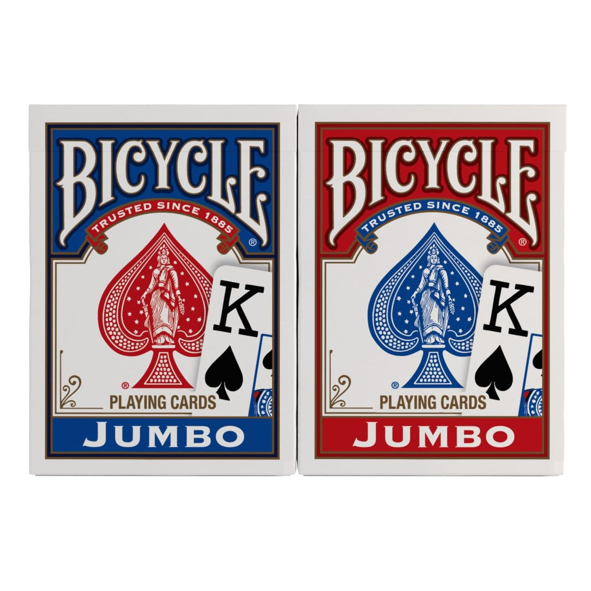 Bicycle Rider Back Playing Cards 12 Pack Poker Size Red Blue Bulk Set