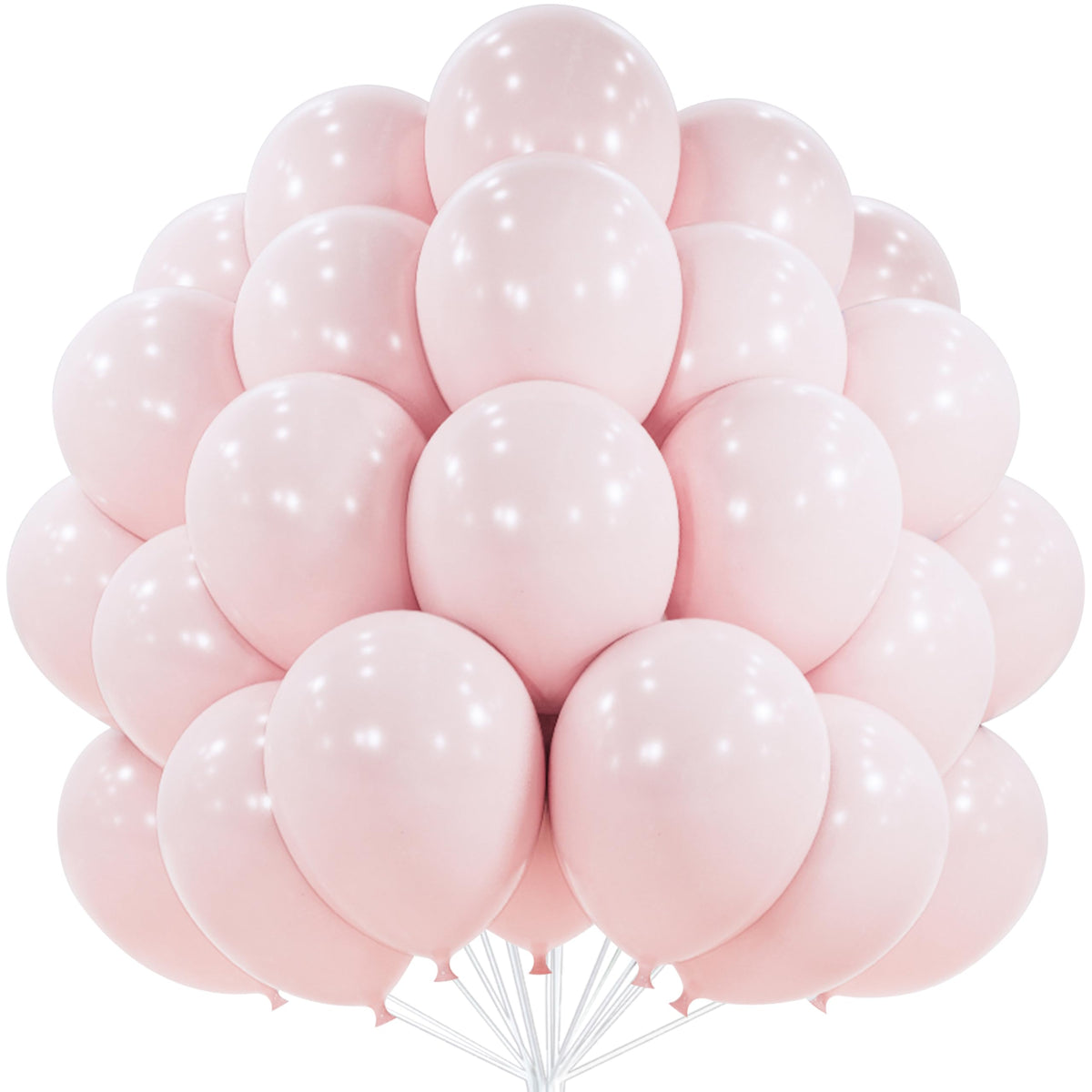 PartyWoo Red Balloons 50pcs Red Helium Latex Balloons 12 Inch