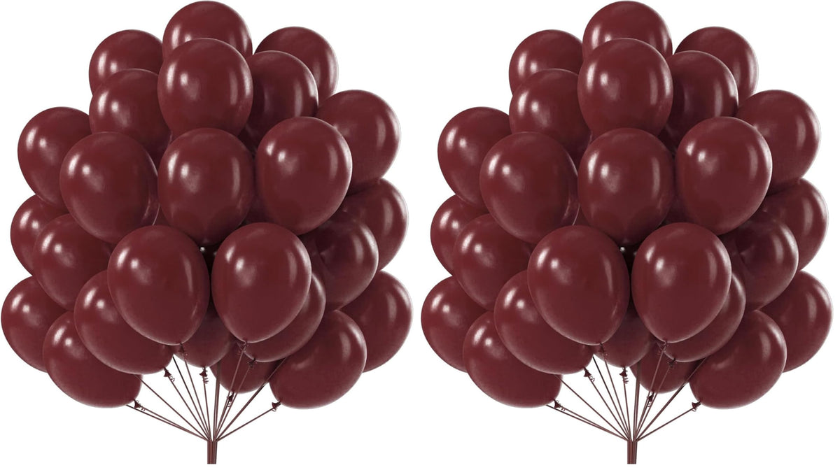 PartyWoo Red Balloons 50pcs Red Helium Latex Balloons 12 Inch