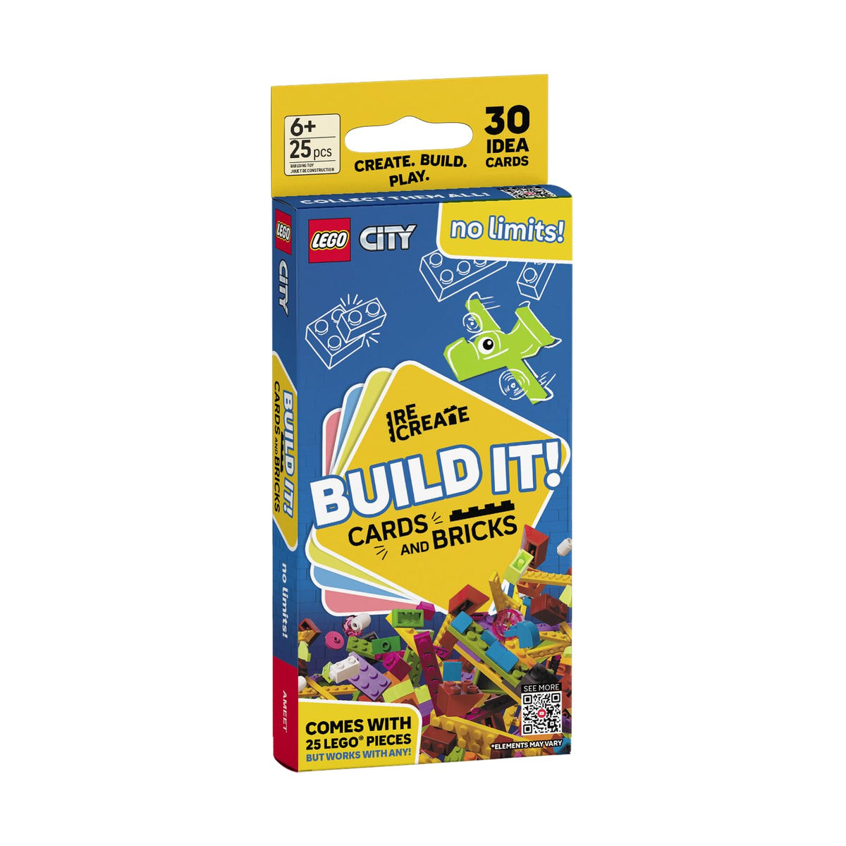LEGO Recreate Activity Cards – Animals | Creative Building Game with 30+ Activity Cards & 25 LEGO Elements | Ages 6+