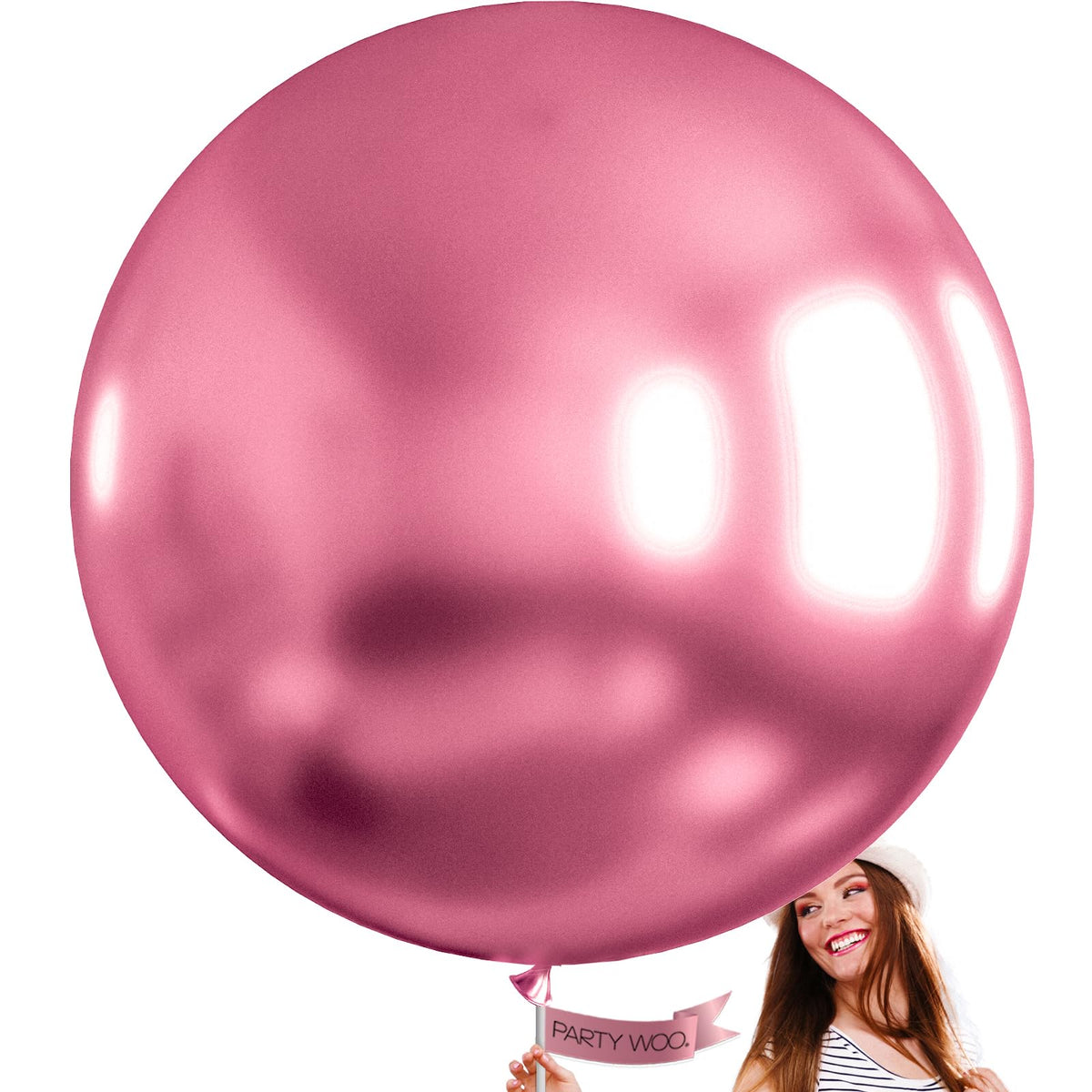 PartyWoo White Balloons 155pcs Matte White Latex Balloons Different Sizes