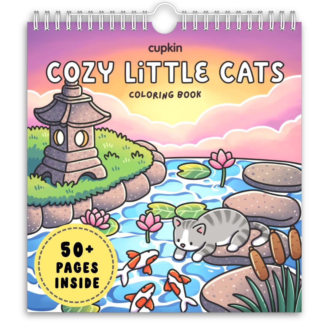 Cupkin Spooky Village Halloween Coloring & Sticker Book | 300+ Stickers
