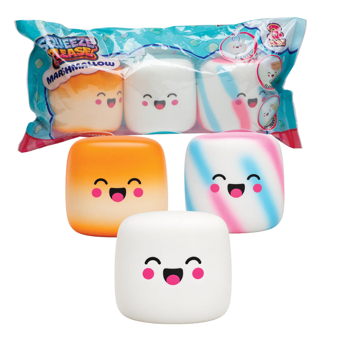 Squeeze Please Scented Marshmallow Stress Relief Sensory Fidget Squishy Toy