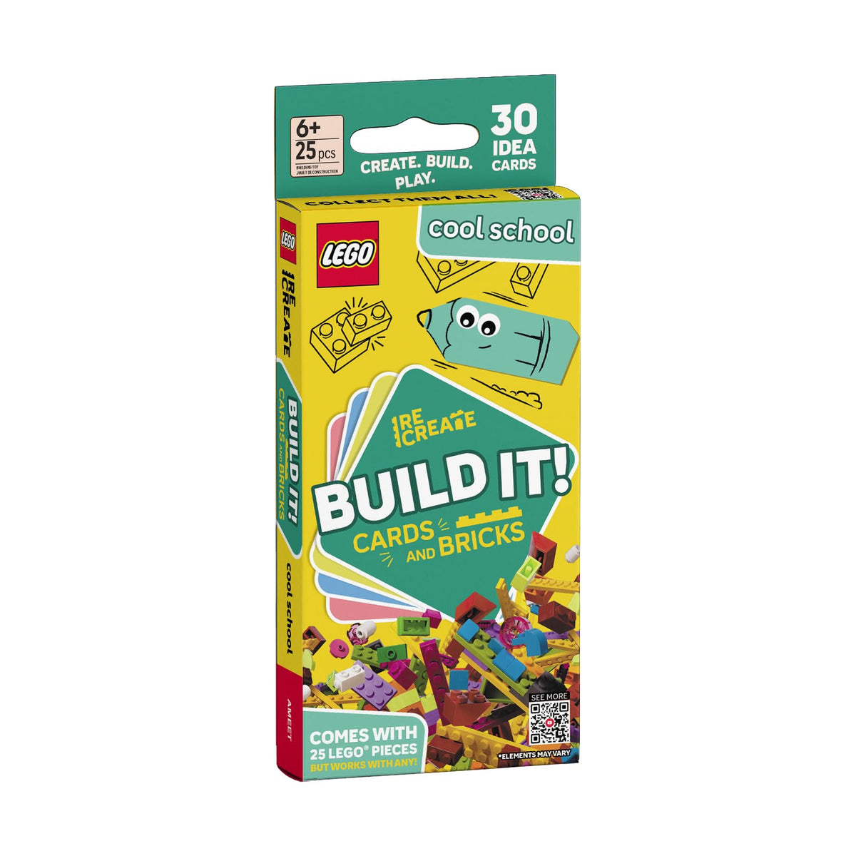 LEGO Recreate Activity Cards – Animals | Creative Building Game with 30+ Activity Cards & 25 LEGO Elements | Ages 6+