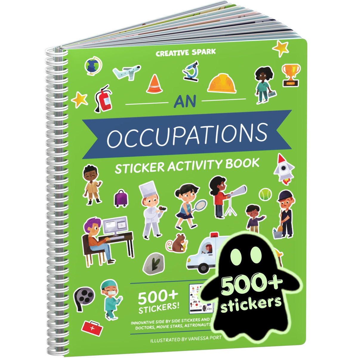 Cupkin Spooky Village Halloween Coloring & Sticker Book | 300+ Stickers