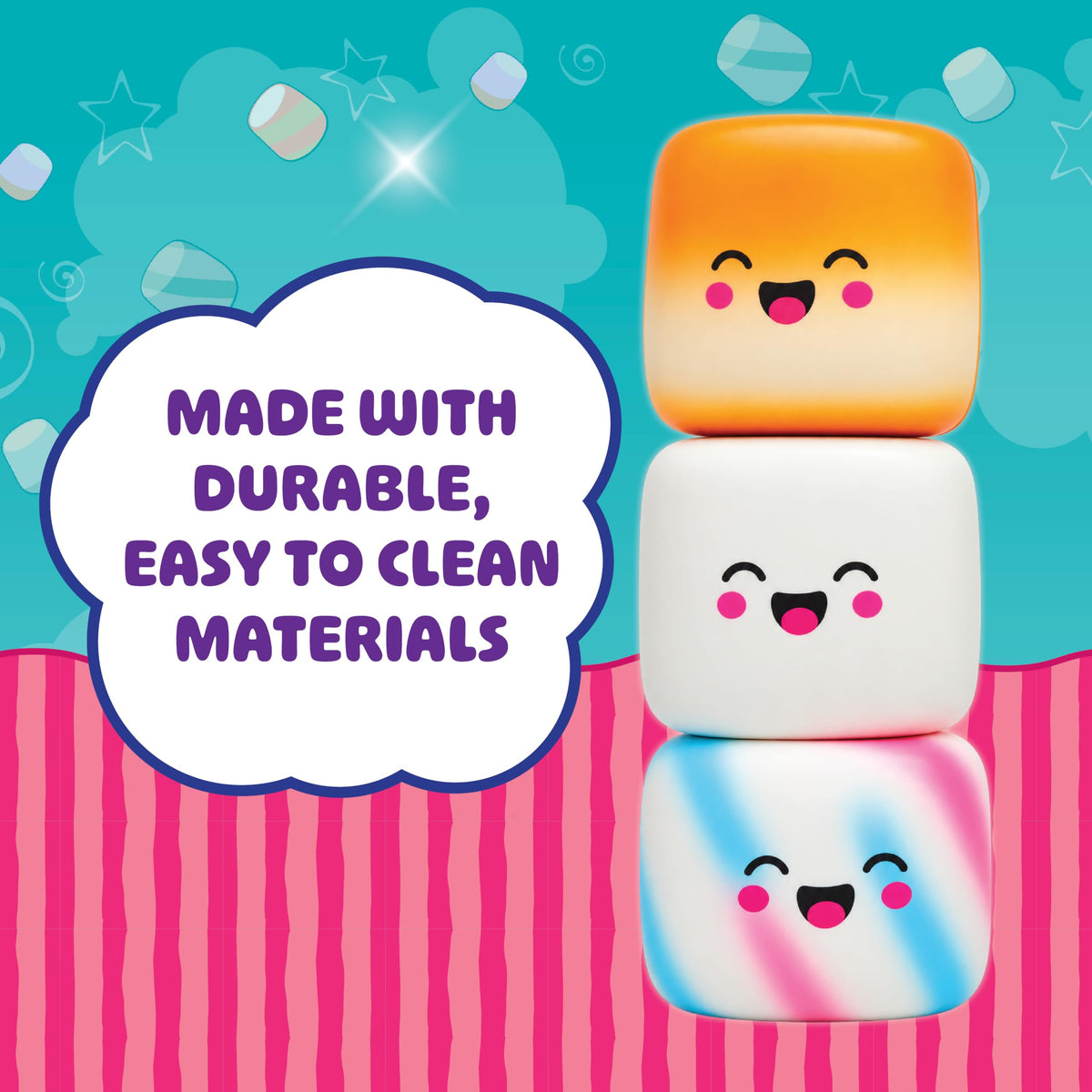 Squeeze Please Scented Marshmallow Stress Relief Sensory Fidget Squishy Toy