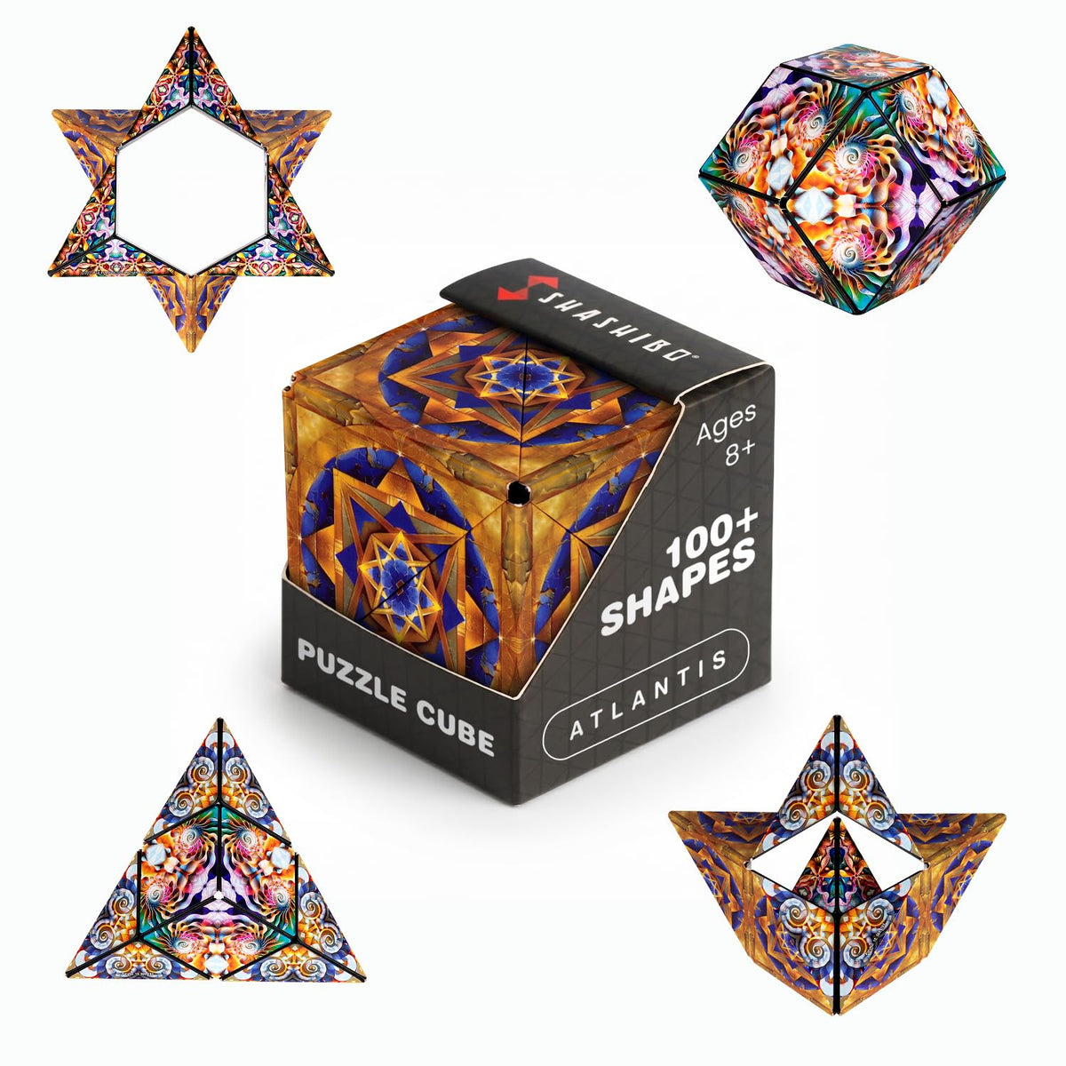 Shashibo DODECA Magnetic Puzzle Cube, Stress Relief Fidget Toy