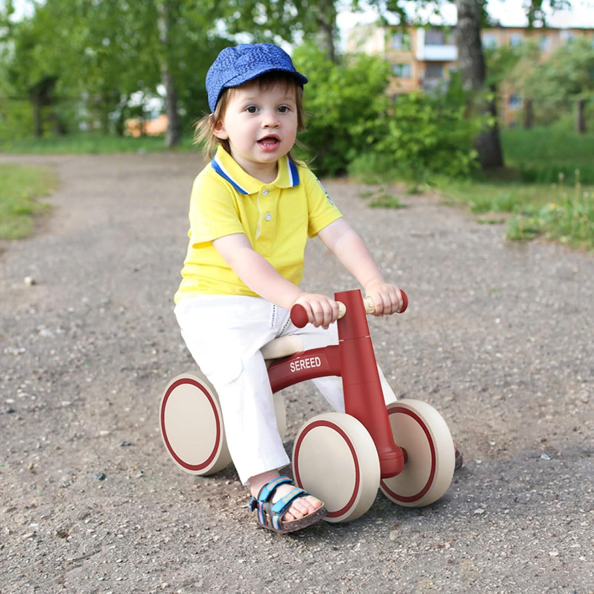 SEREED Baby Balance Bike for 1 Year Old Boy Girl, First Birthday Gift Toy