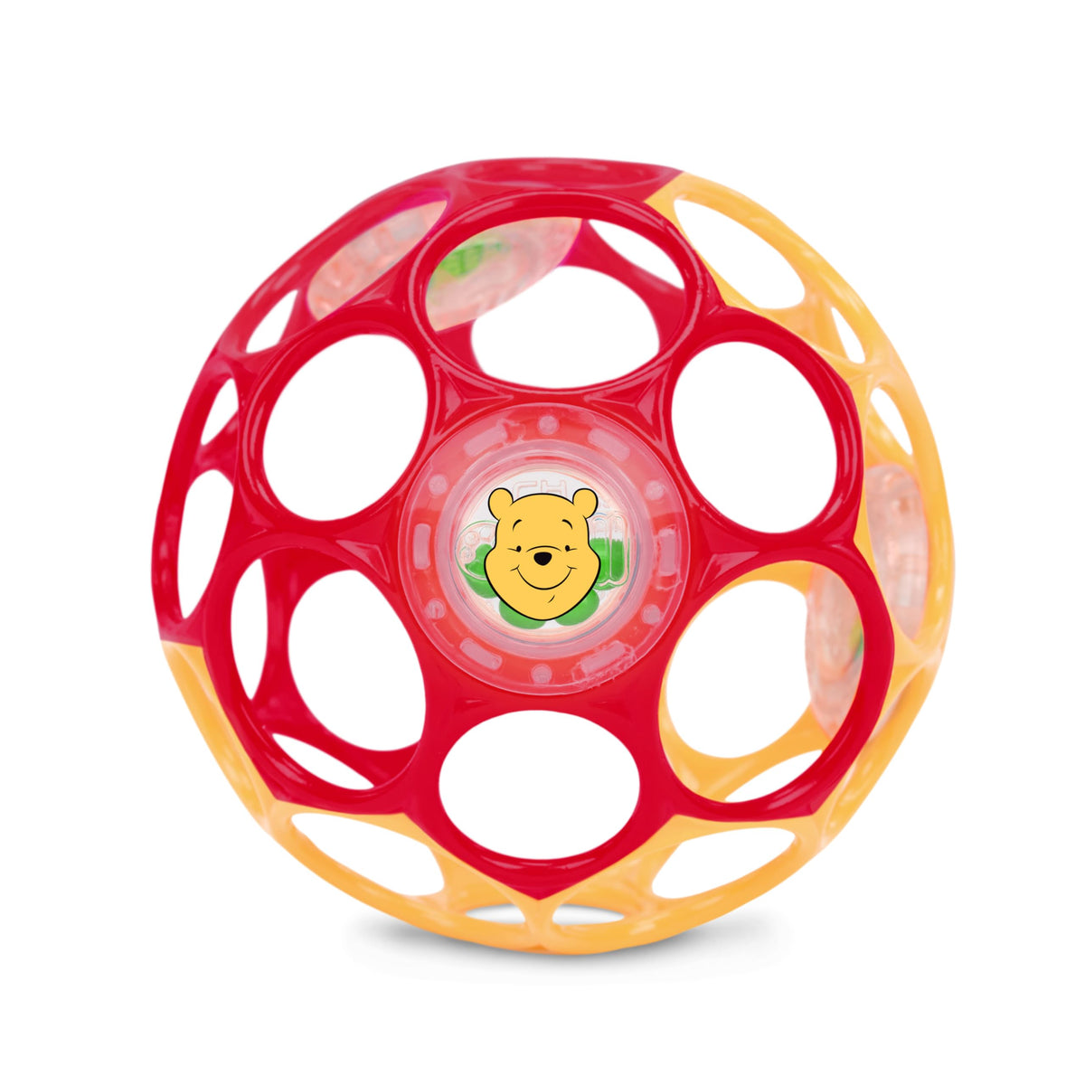 Bright Starts Oball Grippin' Goals Rattle Soccer Ball - Black & White, Easy-Grasp Toy for Newborn and Up