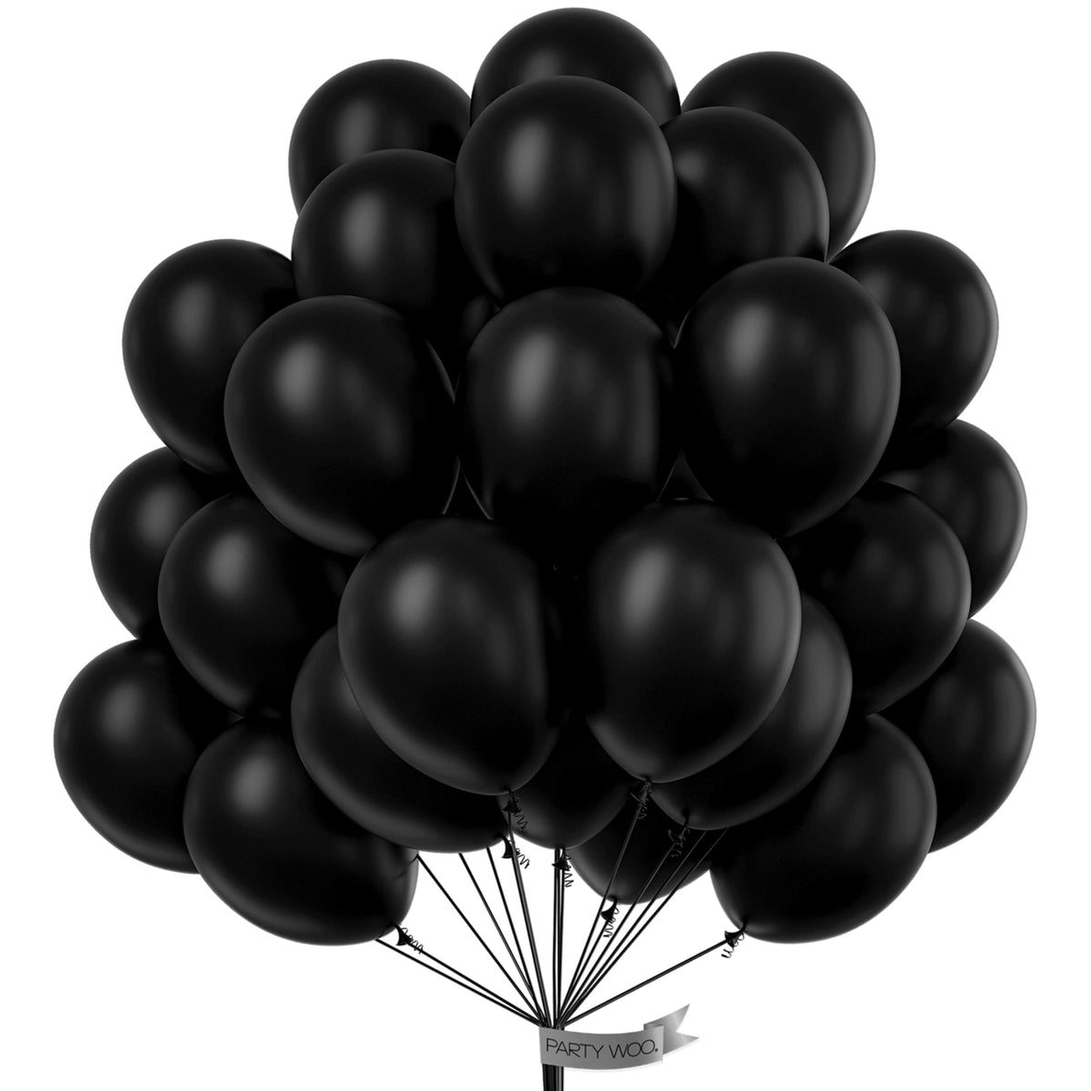 PartyWoo Red Balloons 50pcs Red Helium Latex Balloons 12 Inch