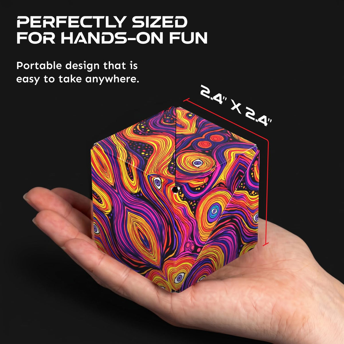 Shashibo DODECA Magnetic Puzzle Cube, Stress Relief Fidget Toy