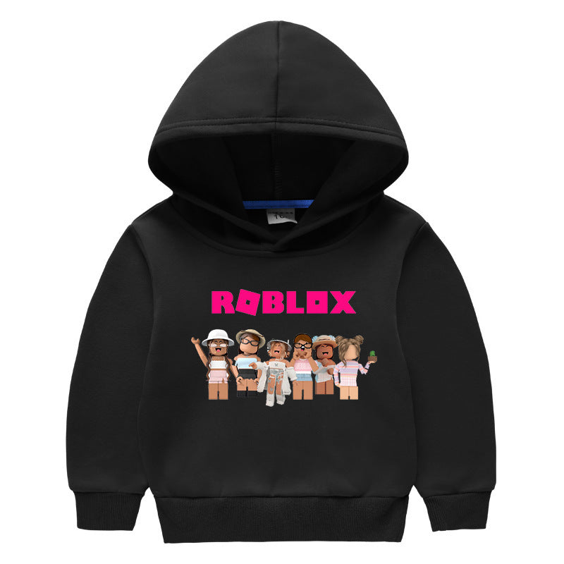 Children's hooded sweatshirt for autumn and winter
