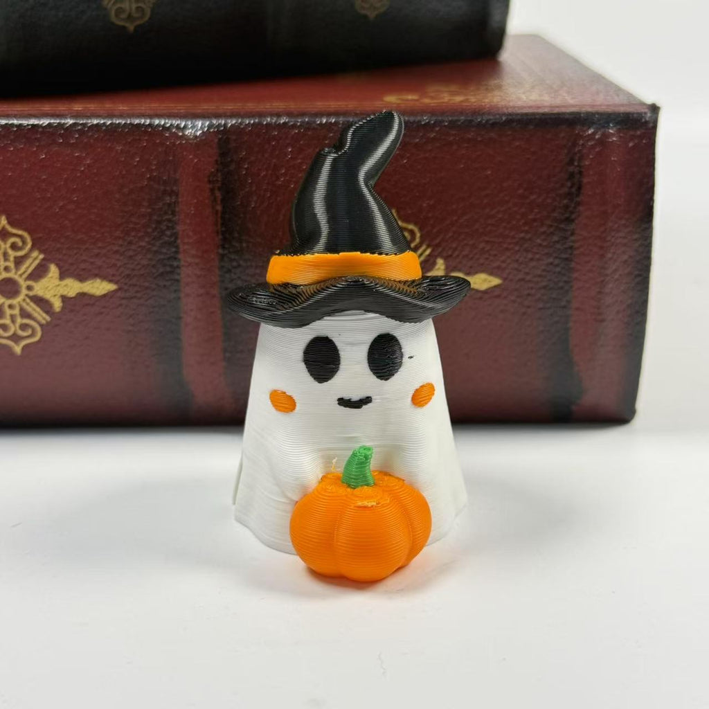 3D Printed Halloween Decoration Creative Pumpkin Ghost Cute Gift HighCute Ornament Decor