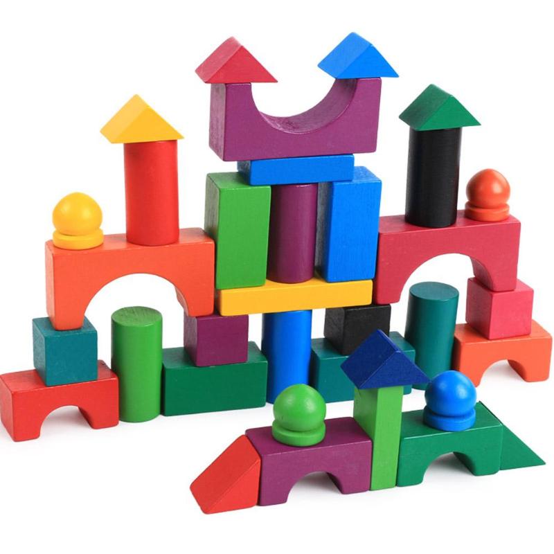 112pcs/Set Wooden Colorful Rainbow Domino Blocks Building Toy Early Educational Toys For Children Kids Dominoes Games Gifts