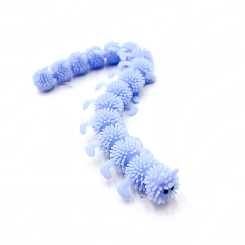1pc 16 Knots Caterpillar Relieves Stress Toy Physiotherapy Releases Stress Fidget Toys Personalized Gift Juguetes Toys For kids