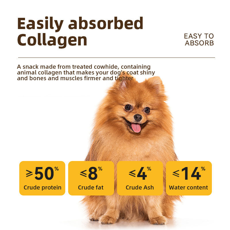 Pet Toys Eat Play Bones Teeth Cleaning Teeth Grinding Stick Cowhide Stick Dog Bite Gel Hind Leg Bone Chew Dog Bite Toys