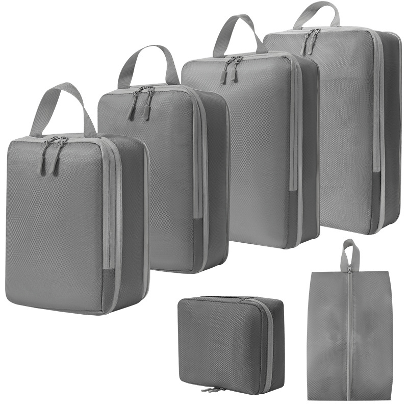 Compressed travel storage bag set, digital toiletries and cosmetics storage bag, shoes, luggage, clothing, travel storage bag