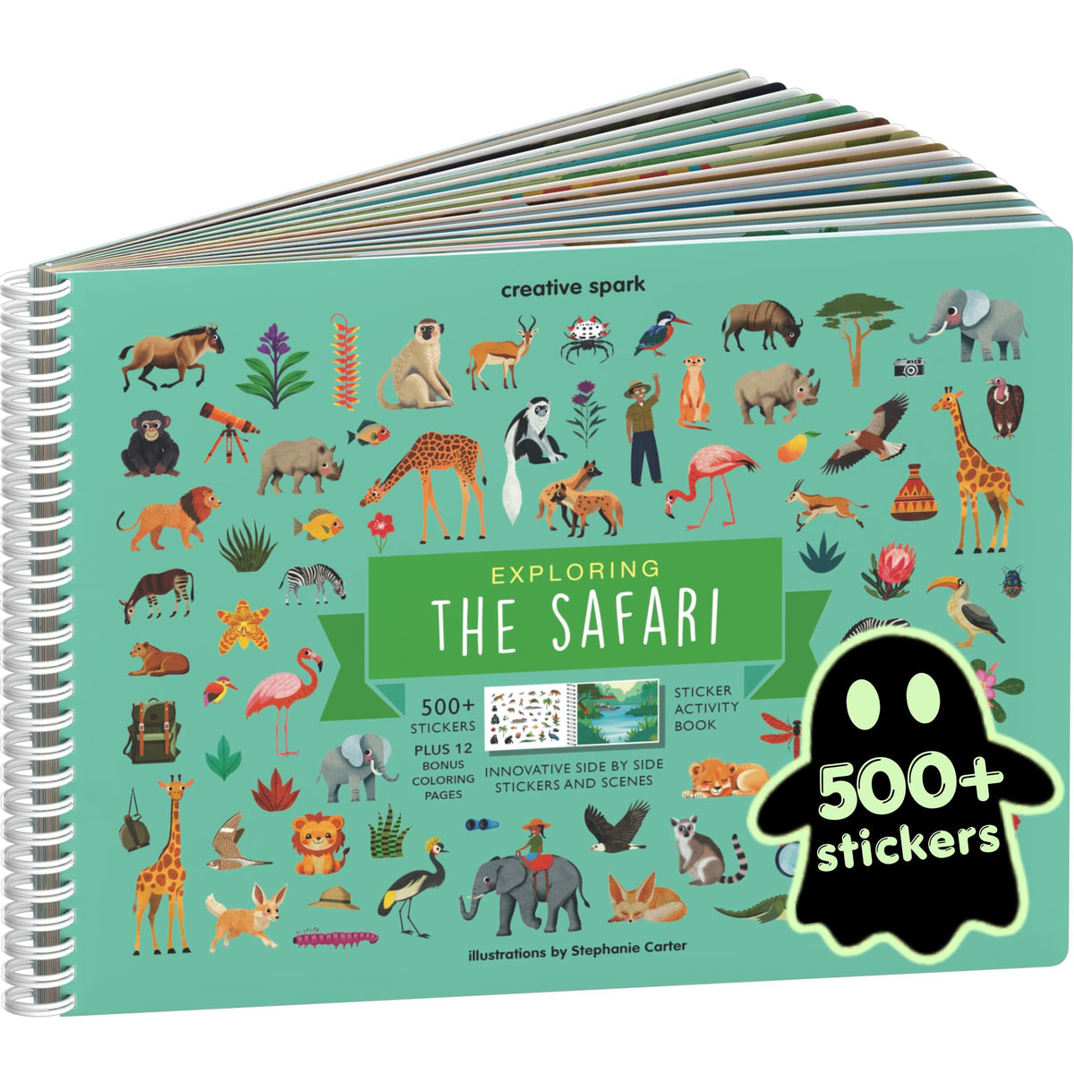 Cupkin Spooky Village Halloween Coloring & Sticker Book | 300+ Stickers
