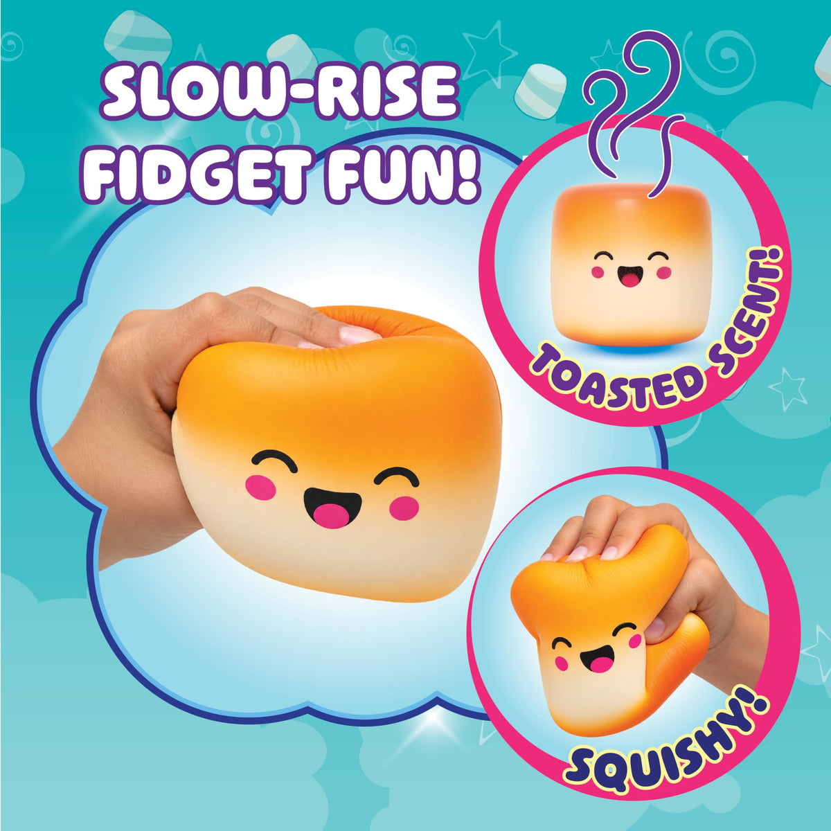 Squeeze Please Scented Marshmallow Stress Relief Sensory Fidget Squishy Toy