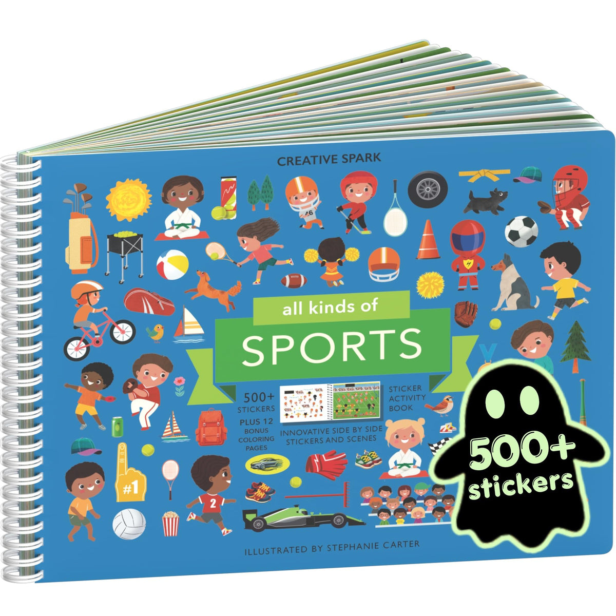 Cupkin Spooky Village Halloween Coloring & Sticker Book | 300+ Stickers