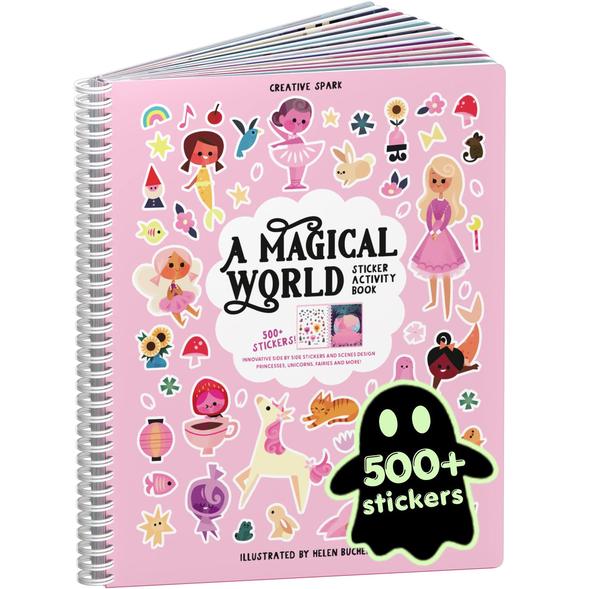 Cupkin Spooky Village Halloween Coloring & Sticker Book | 300+ Stickers