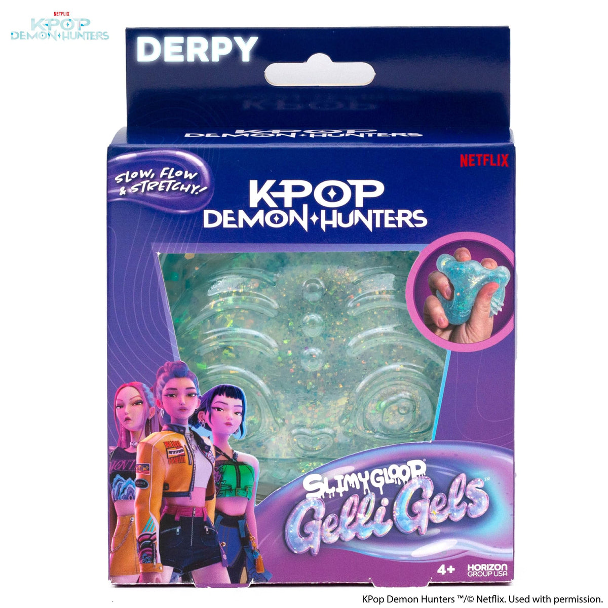 Horizon Group USA Slimygloop Gelli Gels, Blue Squishmallows