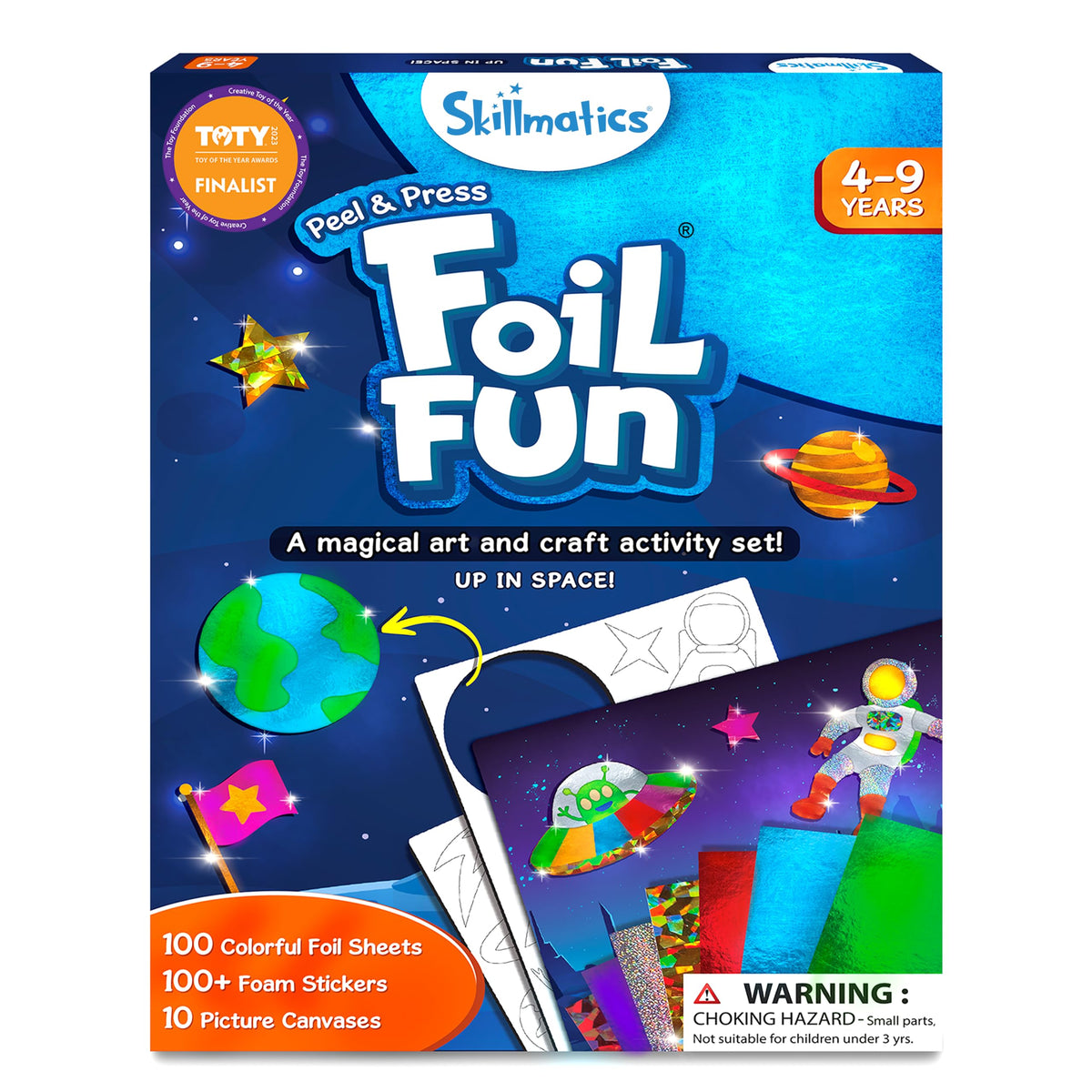 Skillmatics Foil Fun Disney Princess, Foil Art & Craft Kit, Gift for Kids